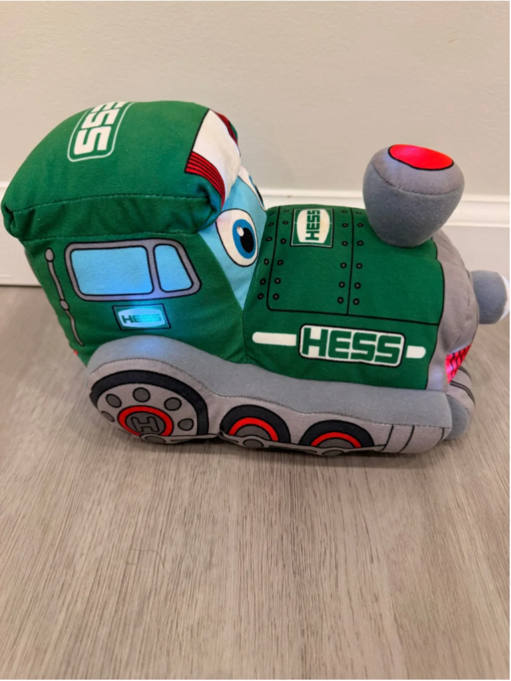 Hess 2022 Plush Toy Truck Lights Up Musical Choo Choo Train Tested & Working
